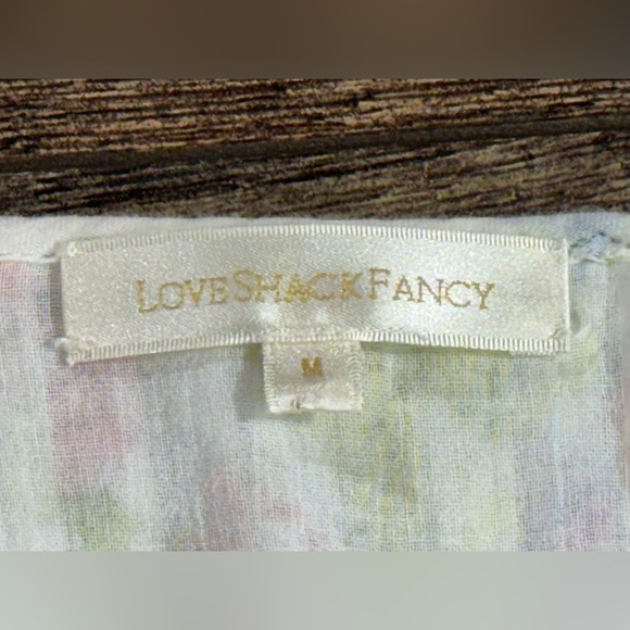 LoveShackFancy Audette Cotton Frill Dress - Picture 6 of 7